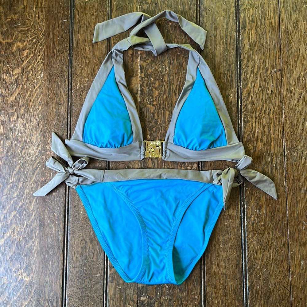 Trina Turk Halter Tie Bikini